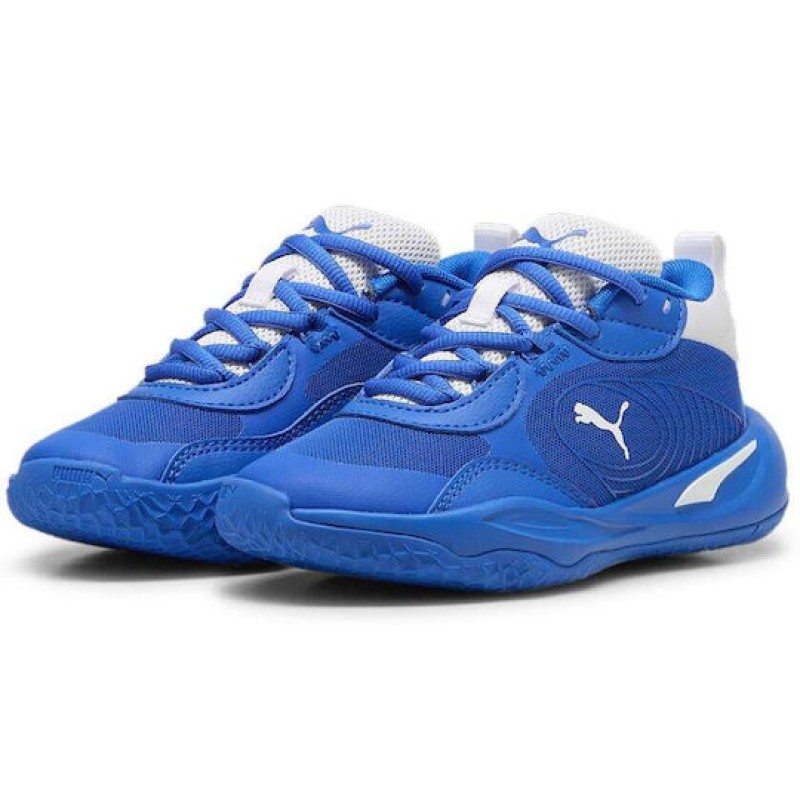Puma Παιδικά Αθλητικά Παπούτσια Μπάσκετ Playmaker Pro Μπλε