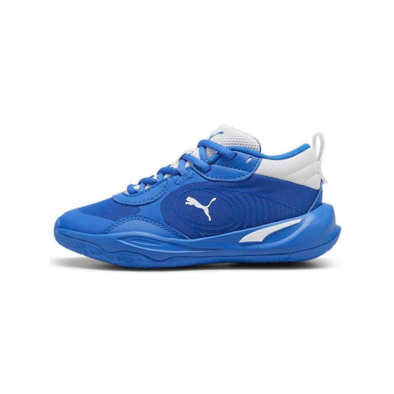 Puma Παιδικά Αθλητικά Παπούτσια Μπάσκετ Playmaker Pro Μπλε
