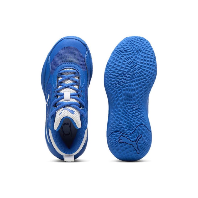 Puma Παιδικά Αθλητικά Παπούτσια Μπάσκετ Playmaker Pro Μπλε