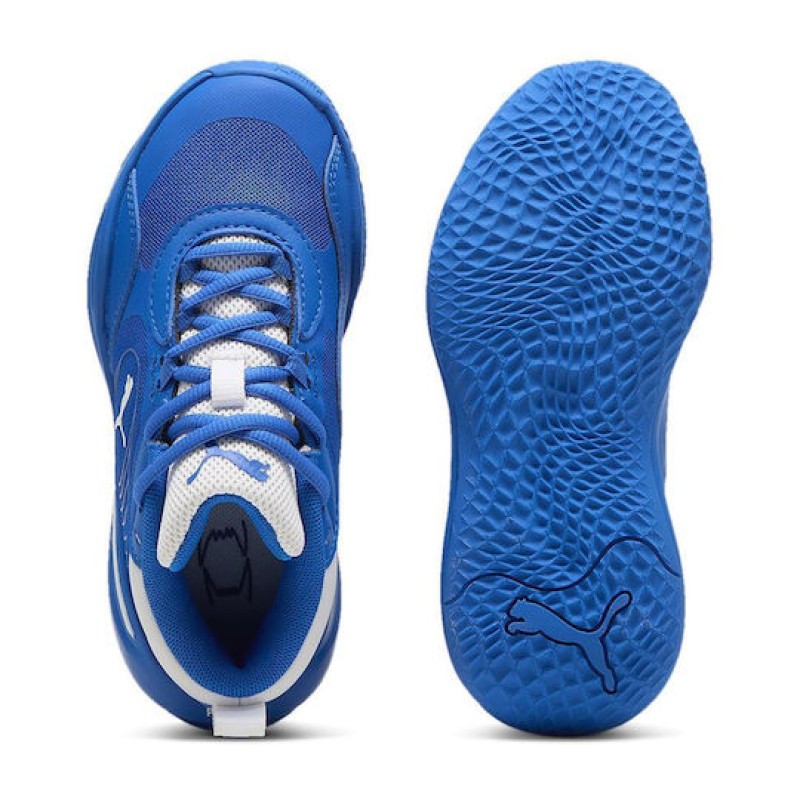 Puma Παιδικά Αθλητικά Παπούτσια Μπάσκετ Playmaker Pro Μπλε