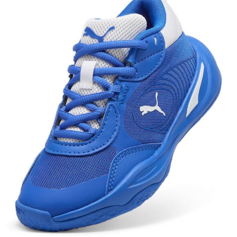 Puma Παιδικά Αθλητικά Παπούτσια Μπάσκετ Playmaker Pro Μπλε