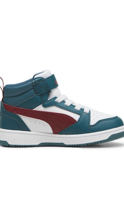 Puma Παιδικά Αθλητικά Μποτάκια Με Αυτοκόλλητο Rebound Πολύχρωμα