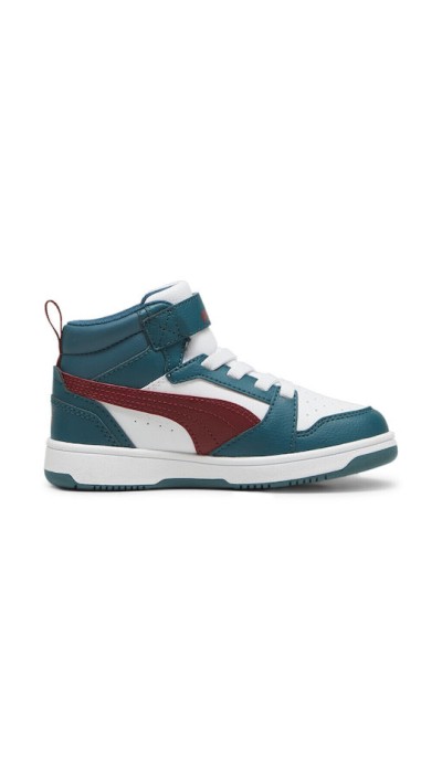 Puma Παιδικά Αθλητικά Μποτάκια Με Αυτοκόλλητο Rebound Πολύχρωμα