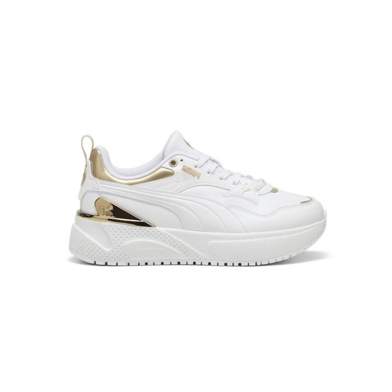 Puma Γυναικαεία Αθλητικά Παπούτσια Sneakers R78 Disrupt Metallic Dream Άσπρα Puma Γυναικαεία Αθλητικά Παπούτσια Sneakers R78 Disrupt Metallic Dream Άσπρα