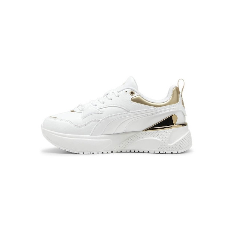 Puma Γυναικαεία Αθλητικά Παπούτσια Sneakers R78 Disrupt Metallic Dream Άσπρα Puma Γυναικαεία Αθλητικά Παπούτσια Sneakers R78 Disrupt Metallic Dream Άσπρα