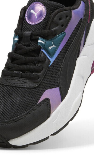 Puma Εφηβικά Αθλητικά Παπούτσια Sneakers Vis2K Bouncy Sky Μαύρα