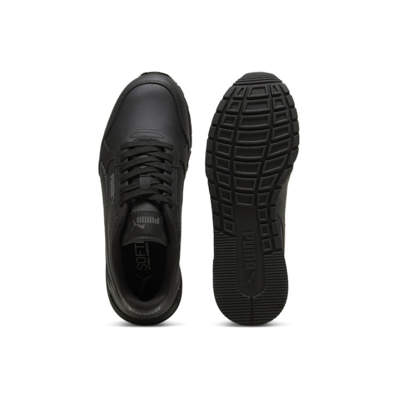 Puma Αθλητικά Παπούτσια Sneakers Δερμάτινα ST Runner Μαύρα Puma Αθλητικά Παπούτσια Sneakers Δερμάτινα ST Runner Μαύρα