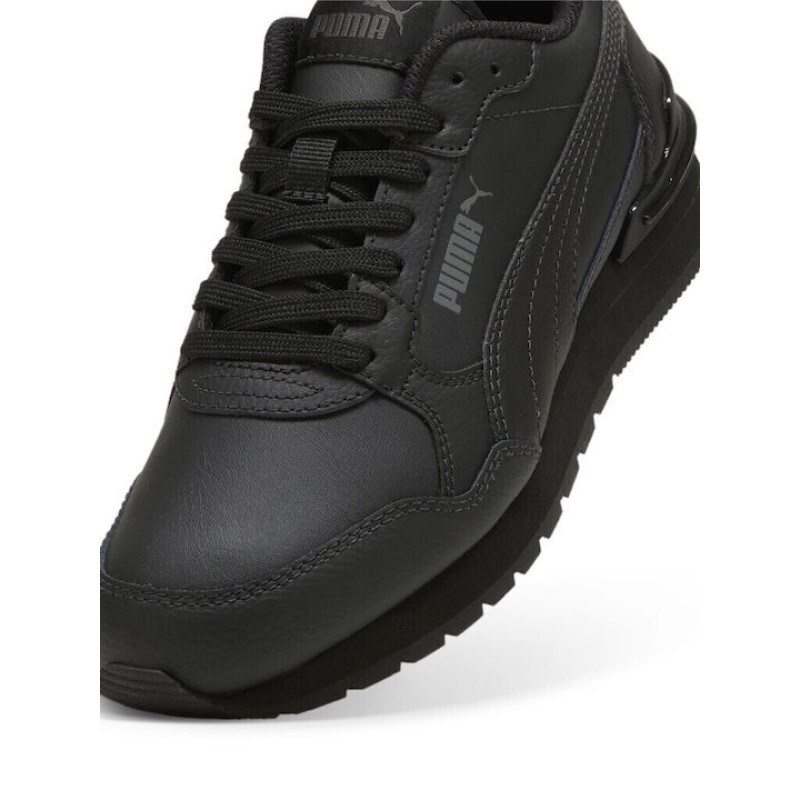 Puma Αθλητικά Παπούτσια Sneakers Δερμάτινα ST Runner Μαύρα Puma Αθλητικά Παπούτσια Sneakers Δερμάτινα ST Runner Μαύρα