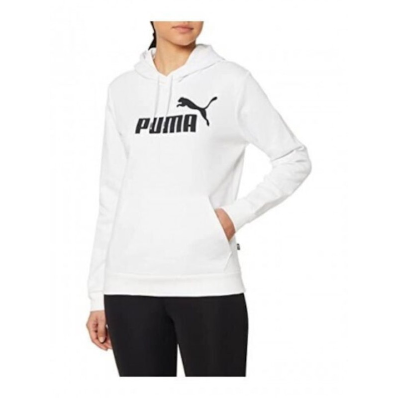 Puma Γυναικεία Μπλούζα Φούτερ με Κουκούλα Άσπρη Puma Γυναικεία Μπλούζα Φούτερ με Κουκούλα Άσπρη