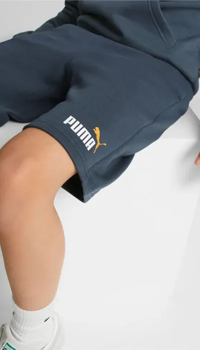 Puma Παιδική βερμούδα βαμβακερη για αγόρι μπλε