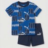 Puma Μπεμπέ σετ μπλούζα και σορτς Mini Cats μπλε
