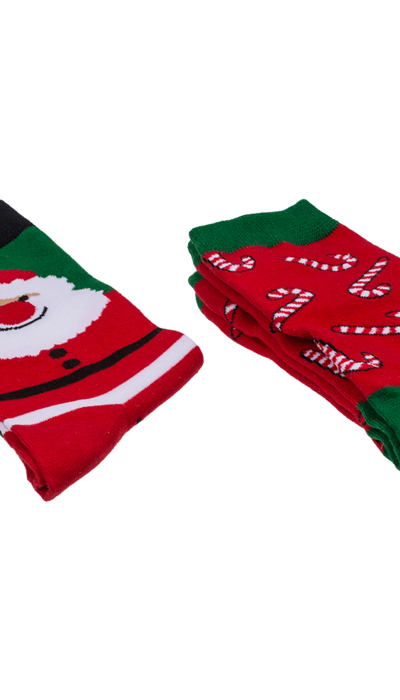 Out of the blue Χριστουγεννιάτικες Funny κάλτσες Γλυφιτζούρι