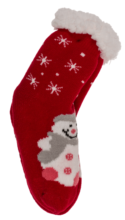 Out of the blue Χριστουγεννιάτικες Παιδικές Κάλτσες με Αντιολισθητική Σόλα χιονάνθρωπος