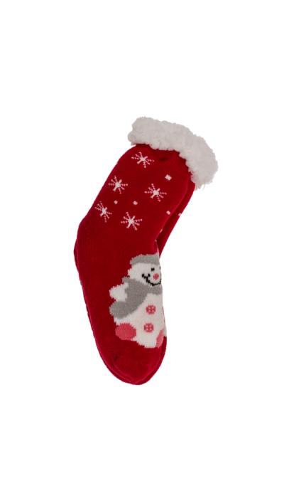 Out of the blue Χριστουγεννιάτικες Παιδικές Κάλτσες με Αντιολισθητική Σόλα χιονάνθρωπος