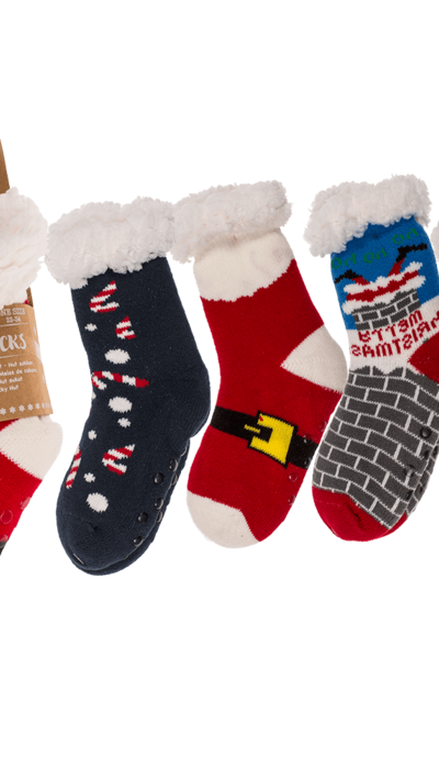 Out of the blue Χριστουγεννιάτικες Παιδικές Κάλτσες με Αντιολισθητική Σόλα  Άγιος Βασίλης