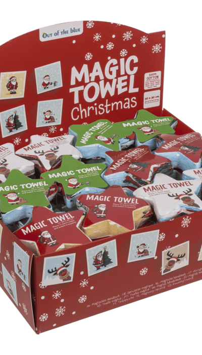 Out of the blue Χριστουγεννιάτικη μαγική πετσέτα Άγιος Βασίλης