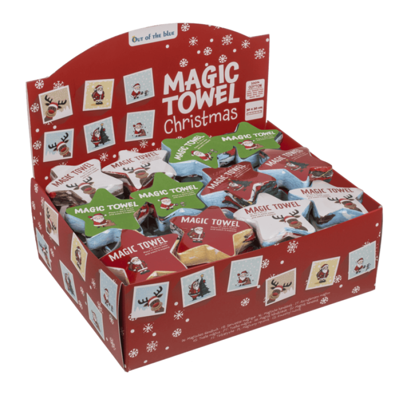Out of the blue Χριστουγεννιάτικη μαγική πετσέτα Τάρανδος Out of the blue Χριστουγεννιάτικη μαγική πετσέτα Τάρανδος