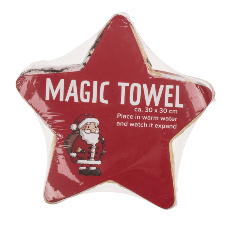 Out of the blue Χριστουγεννιάτικη μαγική πετσέτα Άγιος Βασίλης Out of the blue Χριστουγεννιάτικη μαγική πετσέτα Άγιος Βασίλης