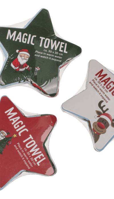 Out of the blue Χριστουγεννιάτικη μαγική πετσέτα Άγιος Βασίλης