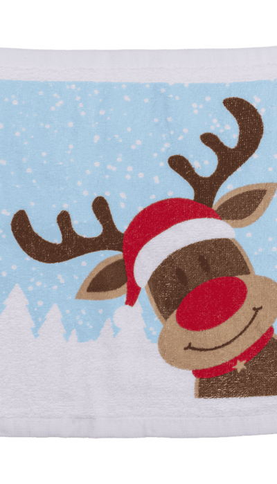 Out of the blue Χριστουγεννιάτικη μαγική πετσέτα Τάρανδος