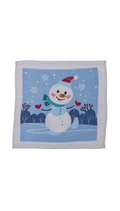 Out of the blue μαγική πετσέτα χιονάνθρωπος