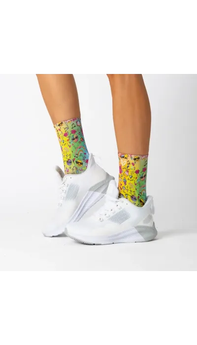 Vasiliki Rainbow Κάλτσες Performance με print