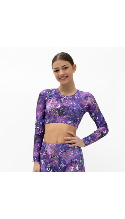 Vasiliki Das Μακρυμάνικο crop top 