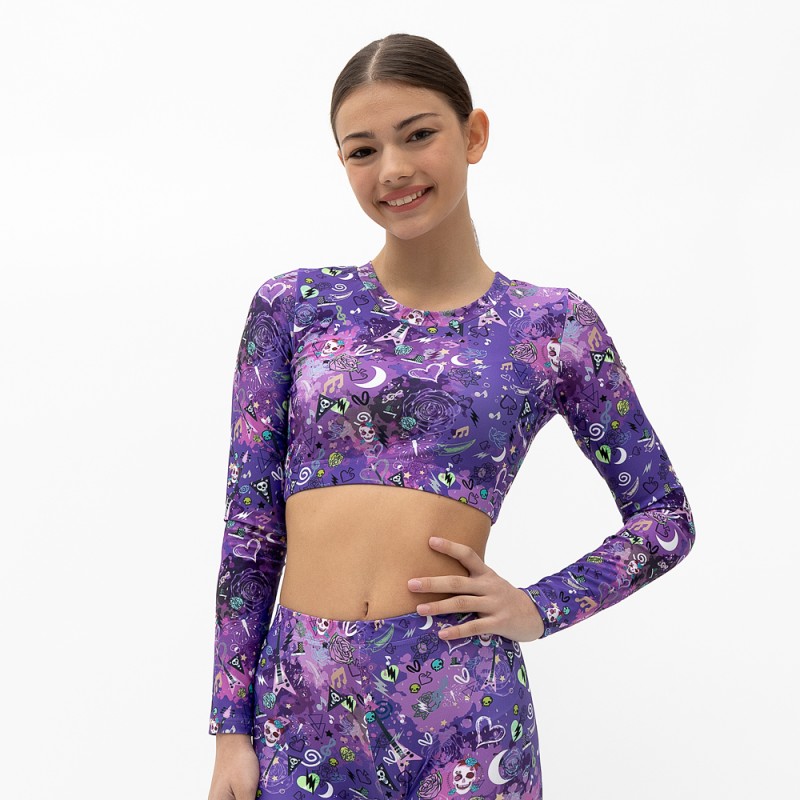 Vasiliki Das Μακρυμάνικο crop top Vasiliki Das Μακρυμάνικο crop top