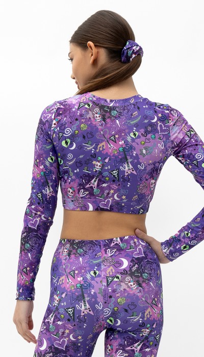 Vasiliki Das Μακρυμάνικο crop top 