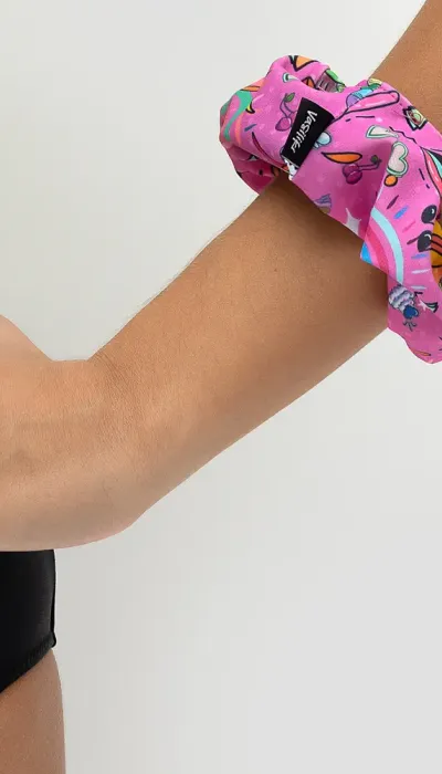 Vasiliki Rainbow scrunchie σούρα για τα μαλλιά