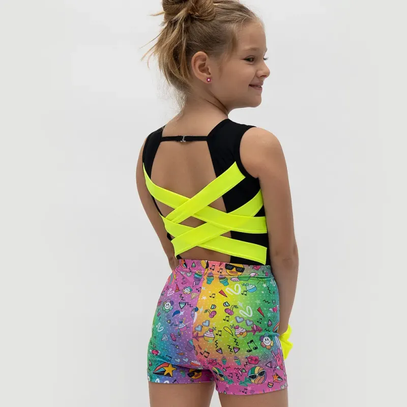 Vasiliki  Rainbow Κολάν σορτς ψηλόμεσο