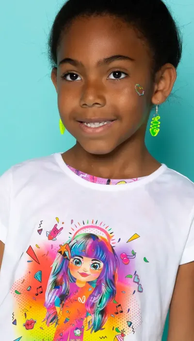 Vasiliki Rainbow Παιδική κοντομάνικη μπλούζα