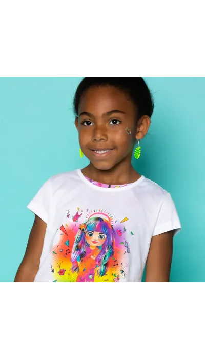Vasiliki Rainbow Παιδική κοντομάνικη μπλούζα