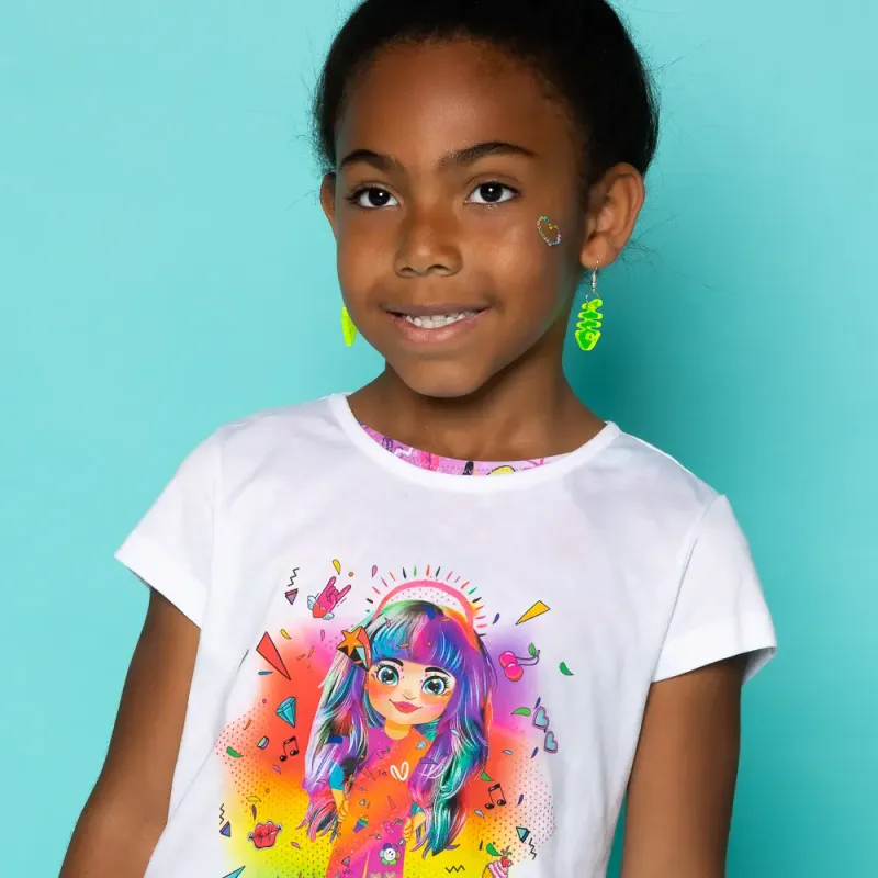 Vasiliki Rainbow Παιδική κοντομάνικη μπλούζα Vasiliki Rainbow Παιδική κοντομάνικη μπλούζα