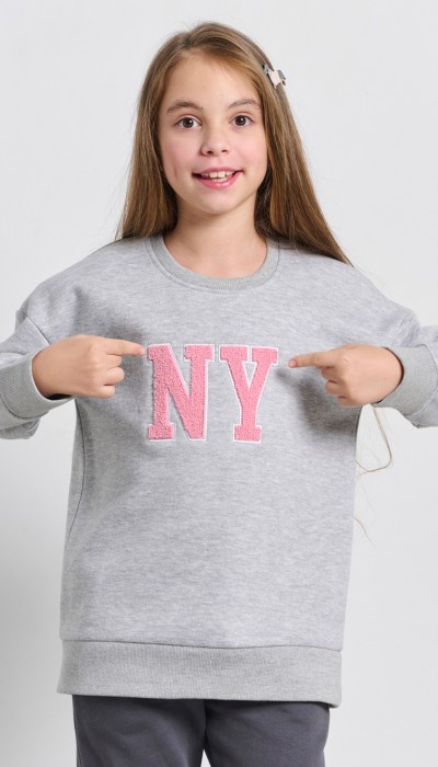 BodyTalk Παιδική μακρυμάνικη μπλούζα φούτερ για κορίτσια `COMFY MiniMe `