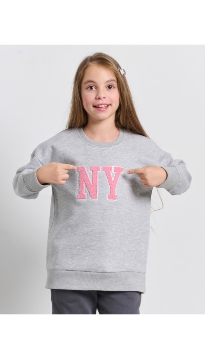 BodyTalk Παιδική μακρυμάνικη μπλούζα φούτερ για κορίτσια `COMFY MiniMe `