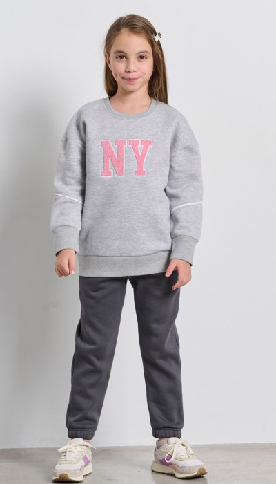 BodyTalk Παιδική μακρυμάνικη μπλούζα φούτερ για κορίτσια `COMFY MiniMe `