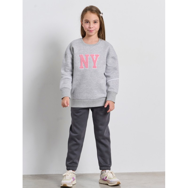 BodyTalk Παιδική μακρυμάνικη μπλούζα φούτερ για κορίτσια `COMFY MiniMe ` BodyTalk Παιδική μακρυμάνικη μπλούζα φούτερ για κορίτσια `COMFY MiniMe `