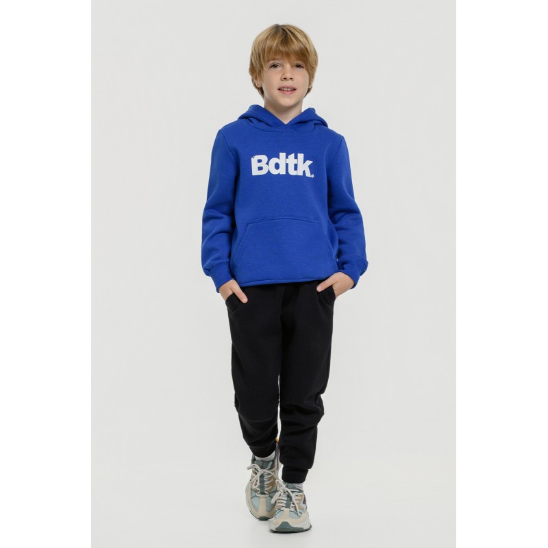 BodyTalk Παιδικό παντελόνι φούτερ με λάστιχο μαύρη