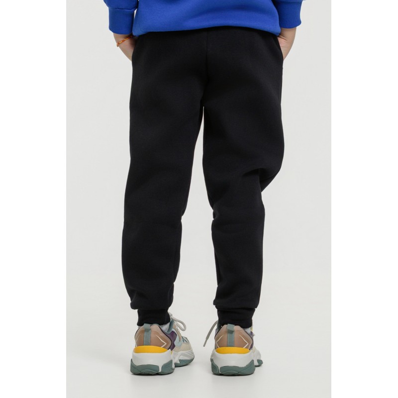 BodyTalk Παιδικό παντελόνι φούτερ με λάστιχο μαύρη