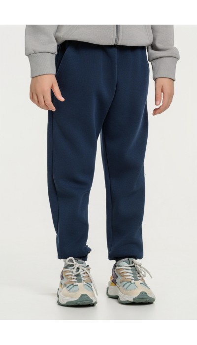 BodyTalk Παιδικό παντελόνι φούτερ με λάστιχο μπλε BodyTalk Παιδικό παντελόνι φούτερ με λάστιχο μπλε