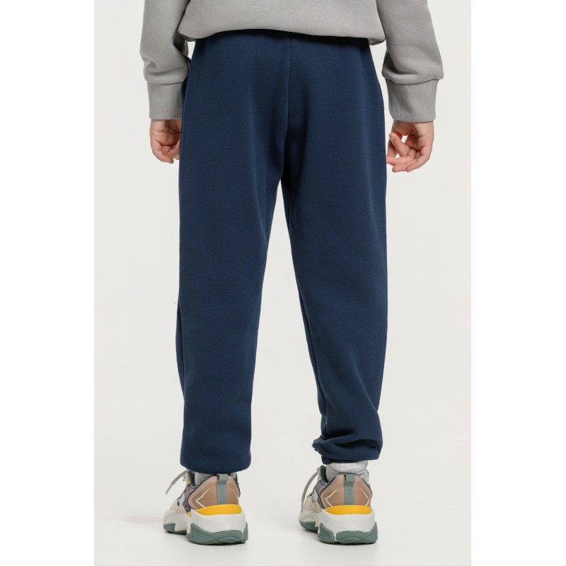 BodyTalk Παιδικό παντελόνι φούτερ με λάστιχο μπλε