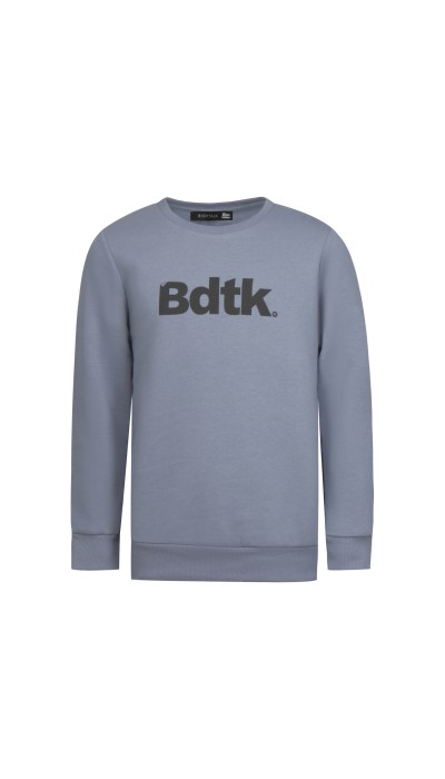 BodyTalk Παιδική μπλούζα φούτερ με λαιμόκοψη μπλε BodyTalk Παιδική μπλούζα φούτερ με λαιμόκοψη μπλε