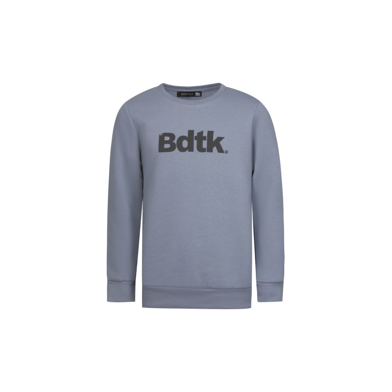 BodyTalk Παιδική μπλούζα φούτερ με λαιμόκοψη μπλε BodyTalk Παιδική μπλούζα φούτερ με λαιμόκοψη μπλε