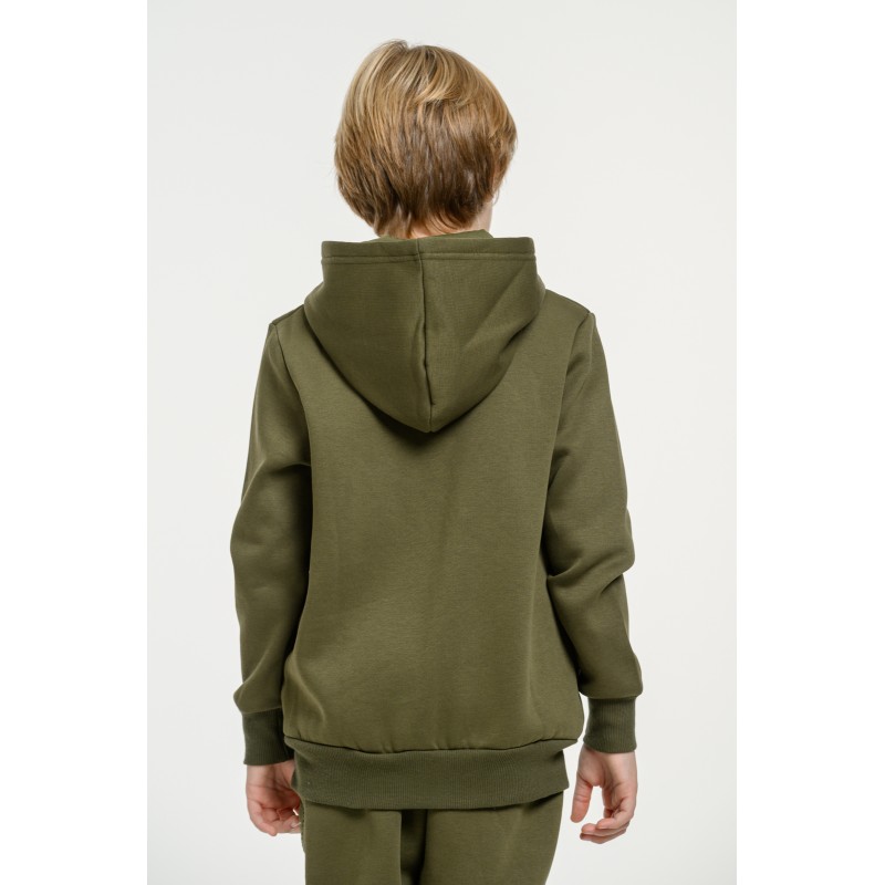 BodyTalk Παιδική ζακέτα με κουκούλα χακί BodyTalk Παιδική ζακέτα με κουκούλα χακί