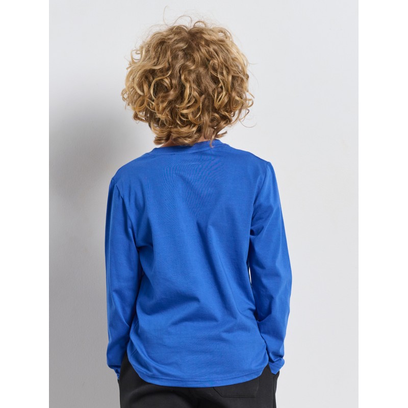 BodyTalk Παιδική μπλούζα μακρυμάνικη βαμβακερή μπλε BodyTalk Παιδική μπλούζα μακρυμάνικη βαμβακερή μπλε