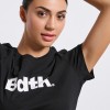 BodyTalk Γυναικεία κοντομάνικη μπλούζα μαύρη