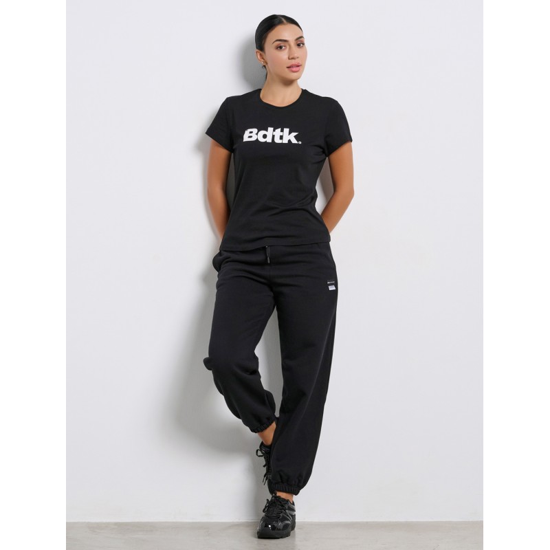 BodyTalk Γυναικεία κοντομάνικη μπλούζα μαύρη