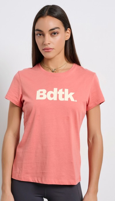 BodyTalk Γυναικεία κοντομάνικη μπλούζα σωμόν