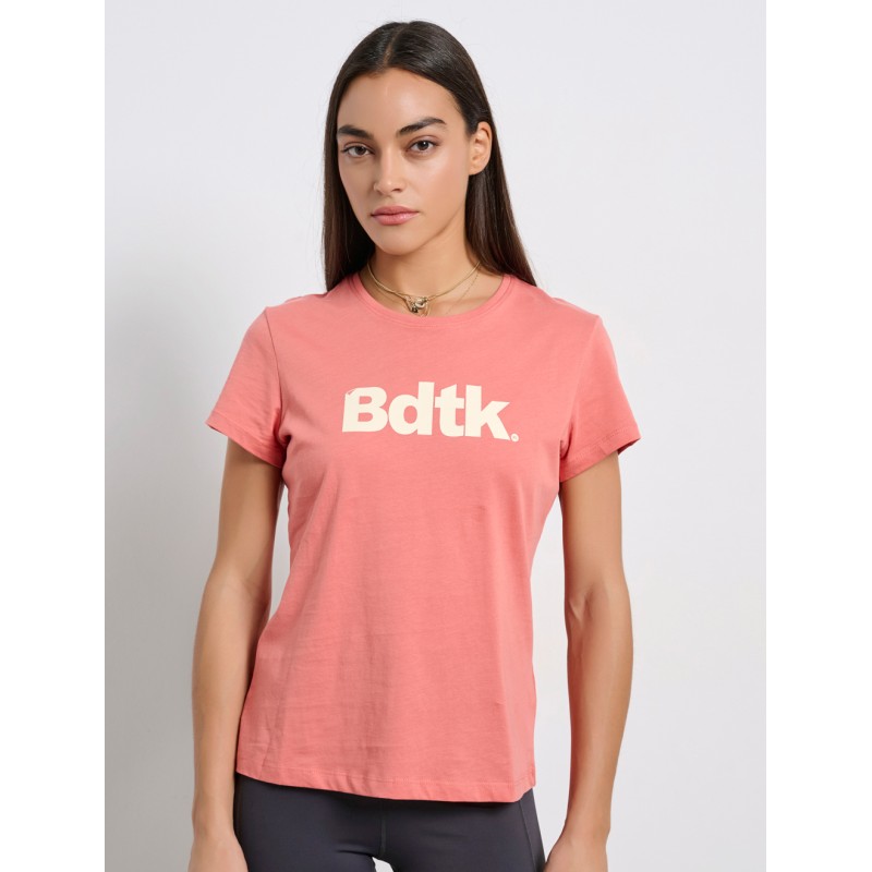 BodyTalk Γυναικεία κοντομάνικη μπλούζα σωμόν